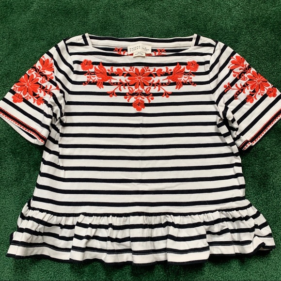 Kate Spade Broome Street Embroidered Top - Picture 3 of 4